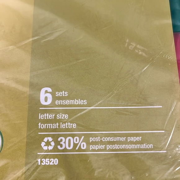 Staples assorted color 8-tab insertable dividers - Picture 2 of 2